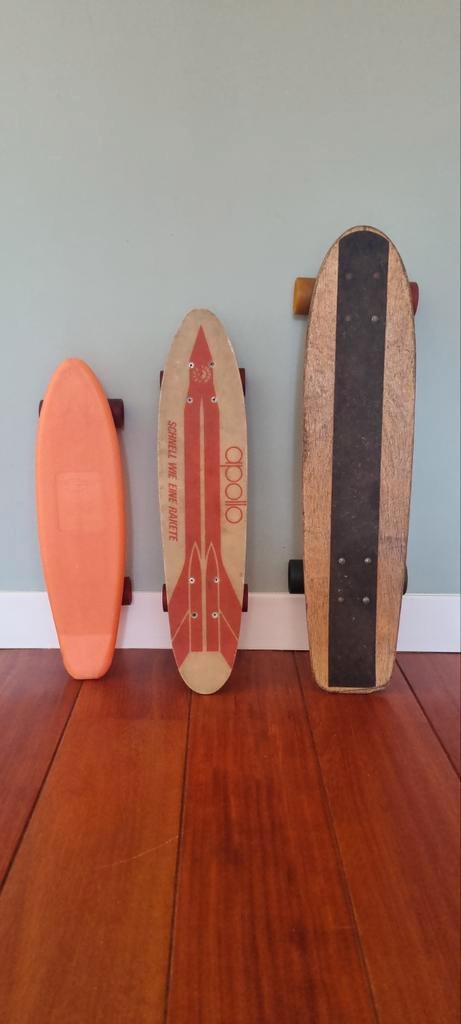 3 vintage skateboards – een stukje geschiedenis op wieltjes!, Sport en Fitness, Skateboarden, Zo goed als nieuw, Skateboard, Ophalen of Verzenden