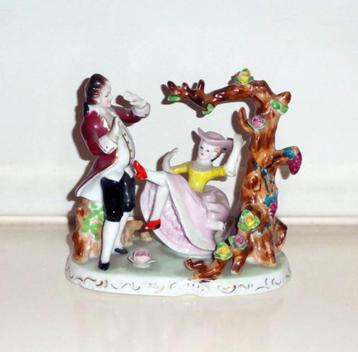 Beeldje Romantisch tafereel Man vrouw Dresden Duits beschikbaar voor biedingen