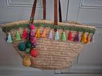 Leuke vintage stijl rieten tas strandtas mand, Sieraden, Tassen en Uiterlijk, Tassen | Reistassen en Weekendtassen, Ophalen of Verzenden