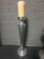 BOB Kandelaar 51cm + Kaars, Ophalen, 50 tot 75 cm, Crème, Zo goed als nieuw