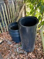 5 Plastic bloempotten, Tuin en Terras, Kunststof, Tuin, Rond, Zo goed als nieuw