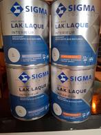 Sigma lakverf signaal wit ral 9003 zijdeglans of  mat, Overige kleuren, Nieuw, Ophalen of Verzenden, Verf