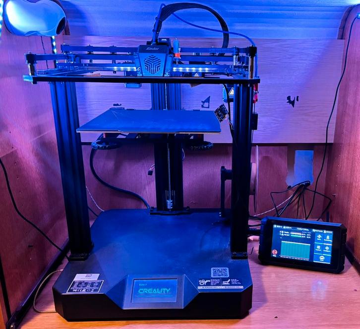Snelle Creality Ender 7 CoreXY 3D-printer + Sonic Pad, Computers en Software, 3D Printers, Zo goed als nieuw, Ingebouwde Wi-Fi