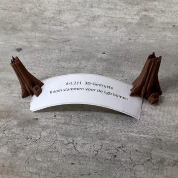modeltrein Art. 211 Boomstronken 3D geprint beschikbaar voor biedingen