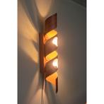 Vintage Raak wikkel wandlamp, Huis en Inrichting, Lampen | Wandlampen, Ophalen of Verzenden, Metaal