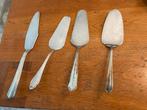 Antiek brocante verzilverd taartschep schep mes spatel, Ophalen of Verzenden