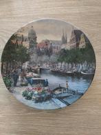 Royal Mosa Wandbord - Amsterdamse Bloemengracht, Antiek en Kunst, Antiek | Wandborden en Tegels, Ophalen of Verzenden