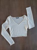 Shein Top - Wit - XS - Zo goed als nieuw!, Wit, Ophalen of Verzenden, Zo goed als nieuw, Lange mouw