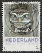 Persoonlijke zegel vogels 2017 Steenuil gestempeld, Verzenden, Na 1940, Gestempeld