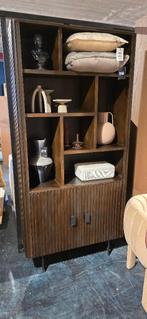 Kast | Bruin Mangohout | Vakkenkast | Showmodel!, Met deur(en), Jarameubeloutlet@hotmail.com, Zo goed als nieuw, Minder dan 150 cm