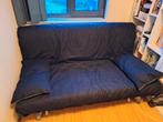 IKEA PS Slaapbank - Jeanskleur - 160x200, Huis en Inrichting, Ophalen, Gebruikt, Blauw, Tweepersoons