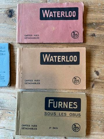 Snapshots ansichtkaarten Waterloo Furnes Dixmude beschikbaar voor biedingen