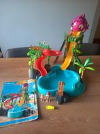 Playmobil Tropisch Aquapark met glijbanen - 70609 COMPLEET, Ophalen of Verzenden, Zo goed als nieuw, Complete set