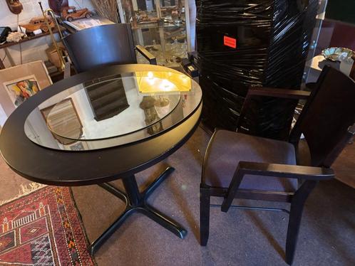 hutten ronde tafel met 2 stoelen van hutten en meer, Verzamelen, Retro, Huis en Inrichting, Ophalen