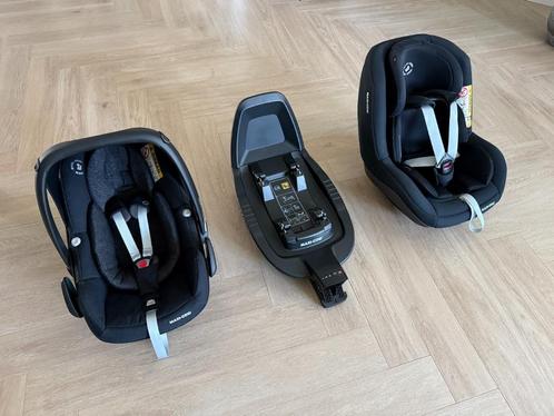 Maxi Cosi Pebble Pro & Pearl Pro2 + FamilyFix 3, Kinderen en Baby's, Autostoeltjes, Zo goed als nieuw, Maxi-Cosi, 0 t/m 13 kg