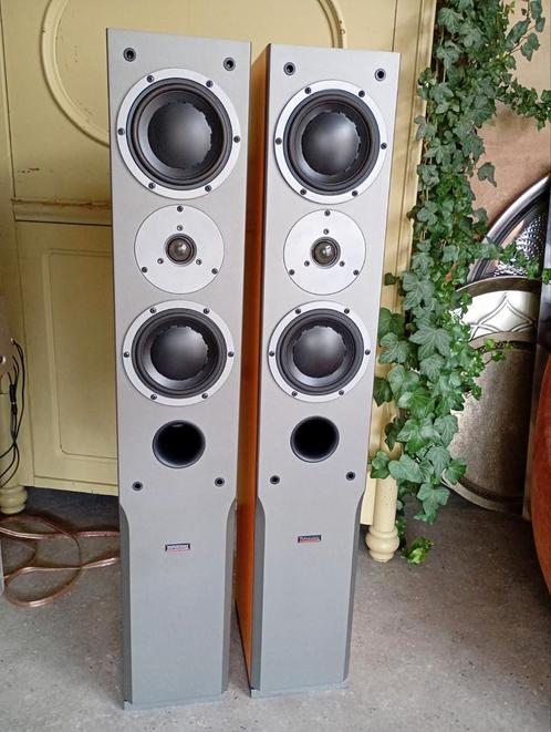 Dynaudio Audience 122 speaker set, Audio, Tv en Foto, Luidsprekers, Gebruikt, Front, Rear of Stereo speakers, 120 watt of meer