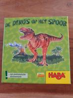 Haba dino's op het spoor spel memory en dino van hout, Een of twee spelers, Ophalen of Verzenden, Zo goed als nieuw, HABA