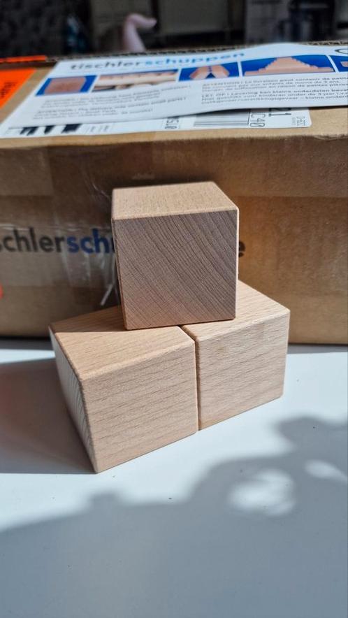 Houten blokken, Kinderen en Baby's, Speelgoed | Houten speelgoed, Zo goed als nieuw, Overige typen, Ophalen of Verzenden