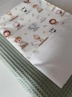 Lief lakentje dierentuin met zachtgroene deken, Ophalen of Verzenden, Nieuw, 100 cm of meer, Deken