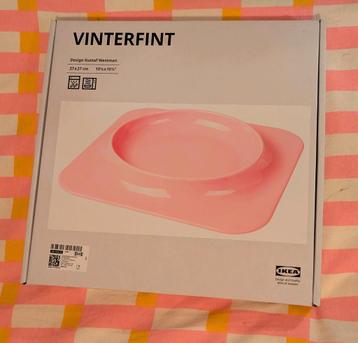 IKEA X Gustaf Westman Vinterfint bord Roze (2x) beschikbaar voor biedingen