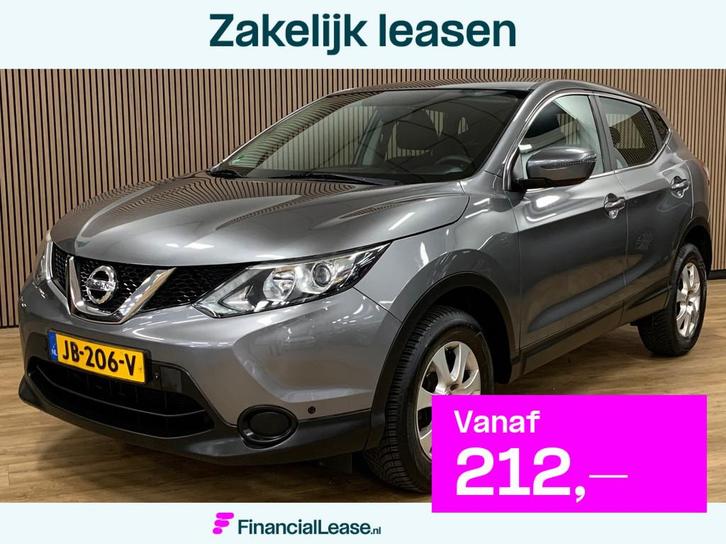 Nissan Qashqai 1.2 Visia|Navigatie|Climate Control|, Auto's, Nissan, Bedrijf, Lease, Financial lease, Qashqai, ABS, Airbags, Airconditioning
