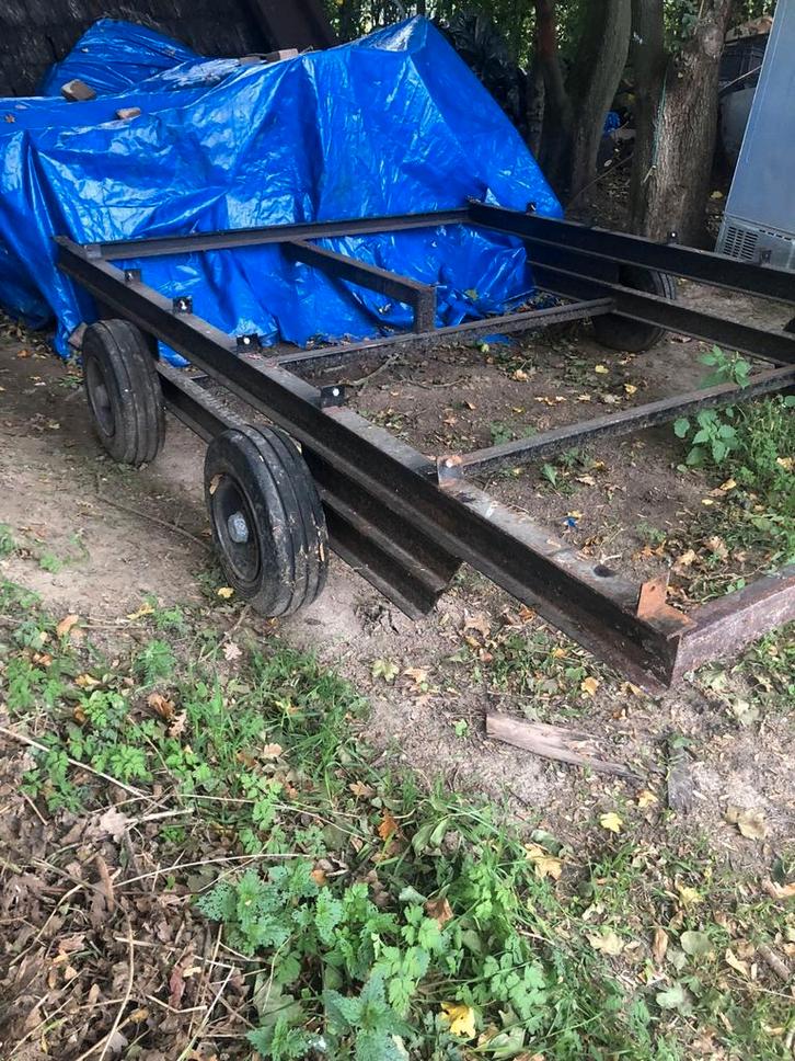Onderstel voor een woonwagen, stacaravan, chalet of woonmobi, Doe-het-zelf en Verbouw, Metalen, Zo goed als nieuw, Ophalen of Verzenden