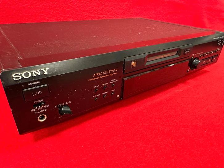 Sony MDS-JE530 Minidisc recorder, Audio, Tv en Foto, Cassettedecks, Enkel, Sony, Tiptoetsen, Tape counter, Ophalen of Verzenden
