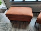Hocker Montel bruin, Huis en Inrichting, Ophalen, Zo goed als nieuw, Rechthoekig