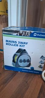 Outwell Mains 3way Roller Kit haspel met stroomonderbreker, Ophalen of Verzenden, Gebruikt