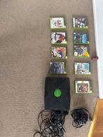 Xbox Classic + Games - Complete Set!, Spelcomputers en Games, Spelcomputers | Xbox Original, Ophalen, Gebruikt, Met 2 controllers