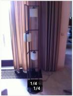 Prachtige ijzeren staande lamp met 3 lampen, Ophalen of Verzenden, Zo goed als nieuw, Glas, 150 tot 200 cm