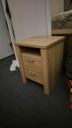 Nachtkastje zgan, Ophalen, Minder dan 50 cm, 1 of 2 laden, Zo goed als nieuw