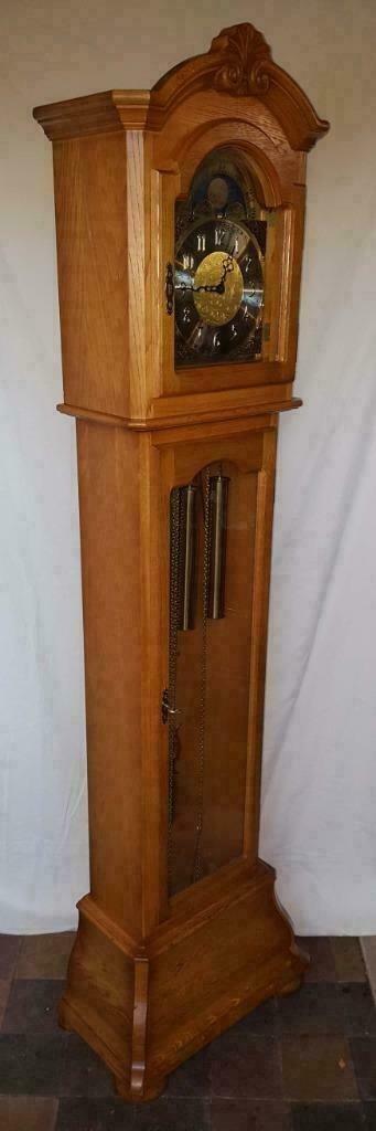 staande klok met kwartierslag / westminster melodie, Antiek en Kunst, Antiek | Klokken, Ophalen