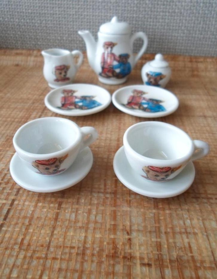 Steiff, Berenserviesje. 1997. 11-delig., Verzamelen, Speelgoed, Zo goed als nieuw, Ophalen of Verzenden