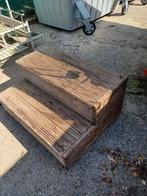 Houten Opstap Bordes caravan, Ophalen of Verzenden, Gebruikt, Hout
