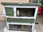 Te Koop Konijnenhok groot met bijhorend spullen., Dieren en Toebehoren, Knaagdieren en Konijnen | Hokken en Kooien, Ophalen, 110 cm of meer