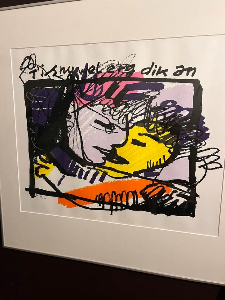 Zeefdruk Herman Brood, Antiek en Kunst, Kunst | Litho's en Zeefdrukken, Ophalen