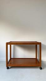 Vintage houten trolley, Ophalen