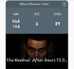 The weeknd, Tickets en Kaartjes, Juli