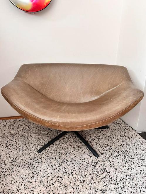 Design stoel Gigi gerard van den berg leer, Huis en Inrichting, Fauteuils, Zo goed als nieuw, Leer, 50 tot 75 cm, 75 tot 100 cm