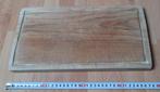 houten snijplank ca 20 x 38 cm met goot en verborgen grepen, Gebruikt, Ophalen