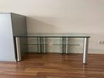 Spectral glazen tv meubel, Ophalen, 100 tot 150 cm, 50 tot 100 cm, Deaign