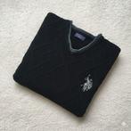Zwarte U.S. Polo Assn trui Maat M, U.S. Polo Assn., Maat 48/50 (M), Zwart, Ophalen of Verzenden