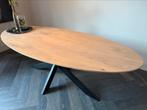 Table du Sud eettafel Ovaal Nieuw Eiken Silk White (220cm), Huis en Inrichting, Ophalen, 100 tot 150 cm, Eikenhout, 200 cm of meer