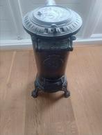 antieke salamander potkachel / houtkachel, Huis en Inrichting, Kachels, Ophalen, Gebruikt, Houtkachel, Vrijstaand