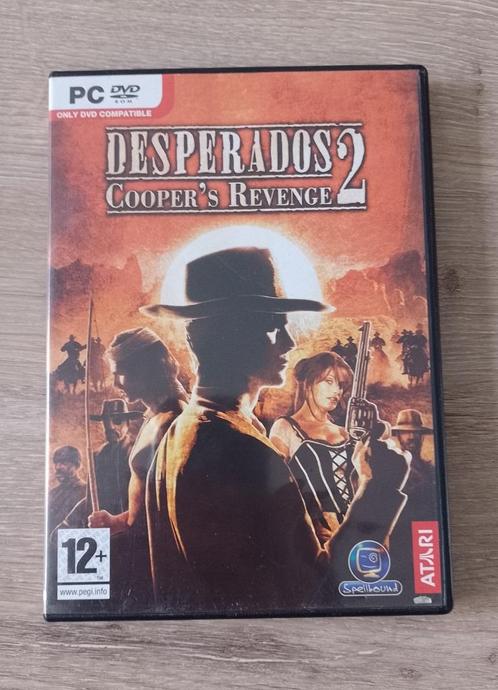 pc desperados 2 coopers revenge 2006 atari spellbound, Spelcomputers en Games, Games | Pc, Gebruikt, Ophalen of Verzenden
