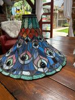 Tiffany Stijl Lampenkap - Pauwenveer Design, Ophalen, Zo goed als nieuw, Glas, Minder dan 50 cm