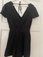 Leuke casual nette  Katoenen  jumpsuit strik bandjes maat S, H&M, Zwart, Ophalen of Verzenden, Zo goed als nieuw