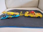Vintage Matchbox Set: gele Mercury Commuter, f1 auto..., Verzenden, Gebruikt, Auto, Matchbox