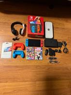 Nintendo Switch OLED 2023 + Mario Kart 8 Deluxe & Extras!, Spelcomputers en Games, Games | Nintendo Switch, Overige genres, Ophalen of Verzenden